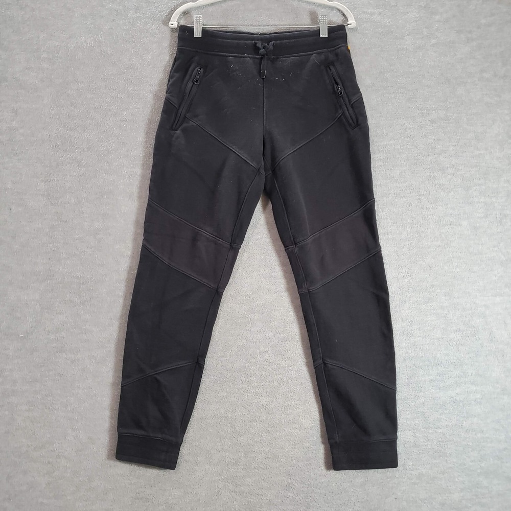En Noir x Gap Men Activewear‎ Pants XS Black Jogger Zip Pockets Drawstring